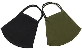 Pom Masks by Pomchies - Solid Black / Solid Olive, Pomchies, Els PW 11399, Face Mask, Face Mask by Pomchies, Face Mask for Adults, Face Mask Pomchie, Mask, Pocmhies Face Mask, POM MASKS, Pom 
