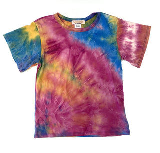 Tweenstyle by Stoopher Rainbow Tie Dye Tee, Tweenstyle, Blue Tie Dye Tee, Rainbow Tie Dye Tee, Sparkle by Stoopher, Sparkle by Stoopher Tie Dye, Tie Dye, Tie Dye Shirt, Tie Dye Tee, Tweenstyl