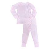 In My Jammers Solid Rose L/S 2pc PJ Set, In My Jammers, Bamboo, Bamboo Pajamas, cf-size-4t, cf-size-5t, cf-type-pajamas, cf-vendor-in-my-jammers, In My Jammers, In My Jammers L/S 2pc PJ Set, 