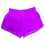 FBZ Global Love Neon Purple Shorts, Flowers By Zoe, cf-size-5, cf-size-6, cf-size-6x, cf-size-xlarge-12-14, cf-type-shorts, cf-vendor-flowers-by-zoe, FBZ, Flowers By Zoe, Flowers By Zoe Short