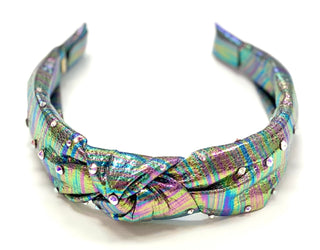 Bari Lynn Metallic Galaxy Twist Knot Headband with Crystals, Bari Lynn, Bari Lynn, Bari Lynn Galaxy Twist Knot Headband with Crystals, Bari Lynn Headband, Bari Lynn Headbands, Bari Lynn Metal