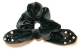 Bari Lynn Velour Scrunchie with Swarovski Crystals, Bari Lynn, Bari Lynn, Bari Lynn Hair Accessory, Bari Lynn Scrunchee, Bari Lynn Scrunchie, Bari Lynn Velour, Bari Lynn Velour Scrunchie with