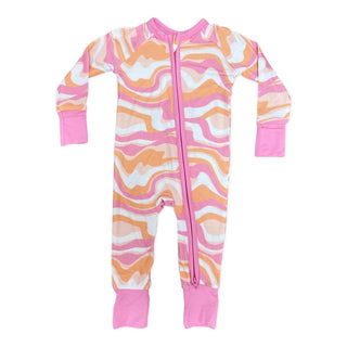 In My Jammers Wavy Baby Zipper Romper, In My Jammers, Bamboo, Bamboo Pajamas, cf-size-0-3-months, cf-size-18-24-months, cf-size-9-12-months, cf-type-pajamas, cf-vendor-in-my-jammers, CM22, Co