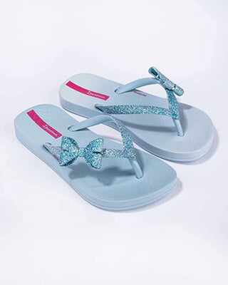 Ipanema Kid's Ana Sparkle Bow Flip Flop - Blue, Ipanema, Ana Sparkle Bow Flip Flop, Ana Sparkle Flip Flop, Bow Flip Flop, cf-size-1, cf-size-2, cf-size-9, cf-type-sandal, cf-vendor-ipanema, F