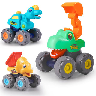 iPlay iLearn Dinosaur Truck Toys - Pull Back Dino Cars, iPlay, iLearn, Dinosaur, Dinosaur Toy, Dinosaur Truck Toys, Dinosaurs, iPlay iLearn, iPlay iLearn Dinosaur Truck Toys, Pull Back Dino C