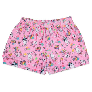 Iscream Corgicorn Plush Shorts, Iscream, cf-size-large-14, cf-type-plush-shorts, cf-vendor-iscream, Corgicorn, Fleece Shorts, Gifts for Tween, Girls Sleep Shorts, iscream, Iscream Corgicorn, 