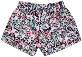 Iscream Puppy Love Plush Shorts, Iscream, Corgi, EB Girls, Fleece Shorts, Gifts for Tween, Girls Sleep Shorts, iscream, Iscream Puppy Love, Iscream Puppy Love Plush Shorts, iscream shorts, is