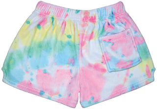 Iscream Swirl Tie Dye Plush Shorts, Iscream, Corgi, EB Girls, Fleece Shorts, Gifts for Tween, Girls Sleep Shorts, iscream, Iscream Corgi, iscream shorts, Iscream Swirl Tie Dye, Iscream Swirl 
