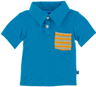 KicKee Pants Amazon w/Tamarin Brazil Stripe S/S Polo with Pocket, KicKee Pants, Amazon, Brazil, cf-size-12-18-months, cf-type-kickee-pants-brazil, cf-vendor-kickee-pants, CM22, Cyber Monday, 