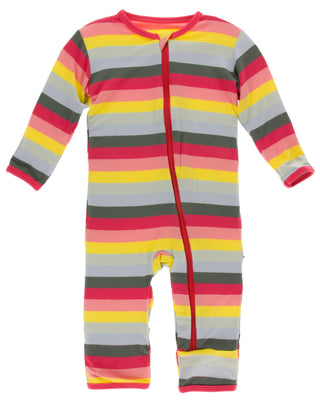 KicKee Pants Biology Stripe Coverall with Zipper, KicKee Pants, CM22, Coverall, Coverall with Zipper, Els PW 5060, KicKee, KicKee Pants, KicKee Pants Biology Stripe, KicKee Pants Biology Stri