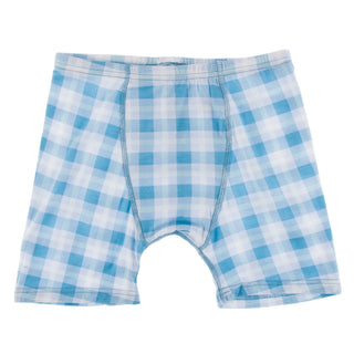 KicKee Pants Blue Moon 2020 Holiday Plaid Boy's Boxer Brief, KicKee Pants, All Things Holiday, Boxer Brief, Boy's Boxer Brief, Els PW 8598, KicKee, KicKee Boxer Brief, KicKee Pants, KicKee Pa