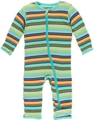 KicKee Pants Cancun Glass Stripe Coverall with Zipper, KicKee Pants, Black Friday, Cancun Glass Stripe, CM22, Coverall with Zipper, Cyber Monday, Els PW 5060, Els PW 8258, End of Year, End of