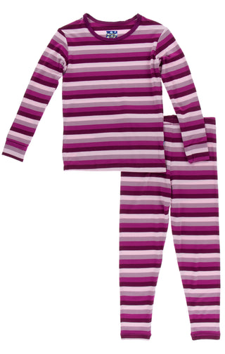 KicKee Pants Coral Stripe L/S Pajama Set, KicKee Pants, CM22, KicKee, KicKee Oceanography, KicKee Pants Coral Stripe, KicKee Pants Coral Stripe L/S Pajama Set, KicKee Pants L/S Pajama Set, Ki