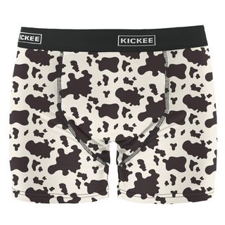 KicKee Pants Cow Print Men's Boxer Brief, KicKee Pants, CM22, Els PW 8598, KicKee, KicKee Men's Boxer Briefs, KicKee Pants County Fair, KicKee Pants Cow Print, KicKee Pants Cow Print Men's Bo