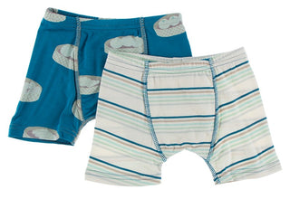 KicKee Pants Culinary Arts Stripe & Seaport Dim Sum Boys Boxer Briefs Set, KicKee Pants, Boxer Briefs, Boys Boxers, CM22, Els PW 8598, KicKee Pants, KicKee Pants Boxer Briefs Set, KicKee Pant
