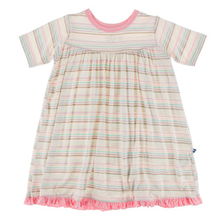 KicKee Pants Cupcake Stripe Classic S/S Swing Dress, KicKee Pants, CM22, Cupcake Stripe, Dress, KicKee, KicKee Dress, KicKee Pants, KicKee Pants Classic S/S Swing Dress, KicKee Pants Culinary