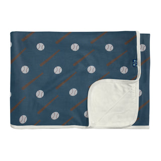 KicKee Pants Deep Sea Baseball Toddler Blanket, KicKee Pants, CM22, KicKee, KicKee Pants, KicKee Pants Deep Sea Baseball, KicKee Pants Deep Sea Baseball Toddler Blanket, KicKee Pants Toddler 