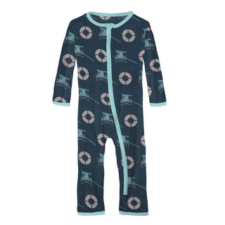KicKee Pants Deep Sea Lifeguard Coverall with Zipper, KicKee Pants, CM22, Coverall, Coverall with Zipper, Coveralls, Fitted Coverall, KciKee Coverall, KicKee, KicKee Coverall, KicKee Pants, K