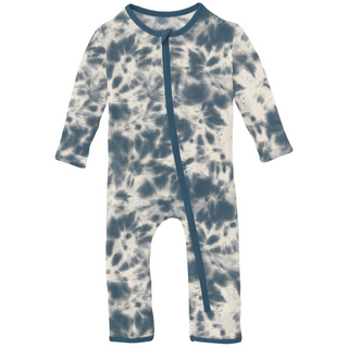 KicKee Pants Deep Sea Tie Dye Coverall with Zipper, KicKee Pants, Coverall, Coverall with Zipper, Deep Sea Tie Dye, KicKee, KicKee Pants, KicKee PAnts Coverall, KicKee Pants Coverall with Zip