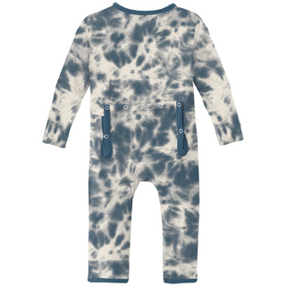 KicKee Pants Deep Sea Tie Dye Coverall with Zipper, KicKee Pants, Coverall, Coverall with Zipper, Deep Sea Tie Dye, KicKee, KicKee Pants, KicKee PAnts Coverall, KicKee Pants Coverall with Zip