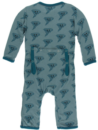 KicKee Pants Dusty Sky Happy Tornado Coverall with Zipper, KicKee Pants, Black Friday, CM22, Coverall, Coverall with Zipper, Cyber Monday, Dusty Sky Happy Tornado, Els PW 8258, End of Year, E