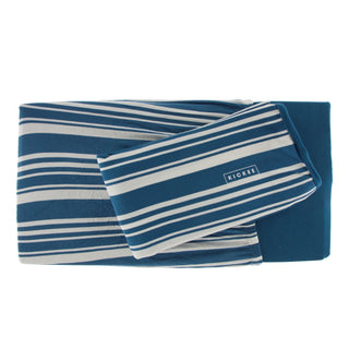 KicKee Pants Fishing Stripe Twin Sheet Set, KicKee Pants, CM22, KicKee, KicKee Pants, KicKee Pants Fish and Wildlife, KicKee Pants Fishing Stripe, KicKee Pants Fishing Stripe Twin Sheet Set, 