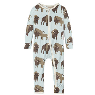 KicKee Pants Fresh Air Bison Coverall with Zipper, KicKee Pants, CM22, Coverall, Coverall with Zipper, Fresh Air Bison, KicKee, KicKee Coverall, KicKee Pants, KicKee Pants Coverall, KicKee Pa