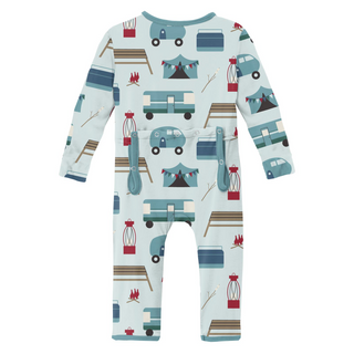 KicKee Pants Fresh Air Camping Coverall with Zipper, KicKee Pants, CM22, Coverall, Coverall with Zipper, Fresh Air Camping, KicKee, KicKee Coverall, KicKee Pants, KicKee Pants Coverall, KicKe