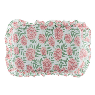 KicKee Pants Fresh Air Florist Ruffle Changing Pad Cover, KicKee Pants, CM22, KicKee, KicKee Pants, KicKee Pants Changing Pad Cover, KicKee Pants Fresh Air Florist, KicKee Pants Fresh Air Flo