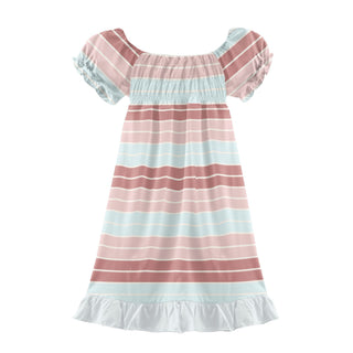 KicKee Pants Gathered Dress, KicKee Pants, CM22, Dress, KicKee, KicKee Pants, KicKee Pants Gathered Dress, KP Sports, Dress - Basically Bows & Bowties