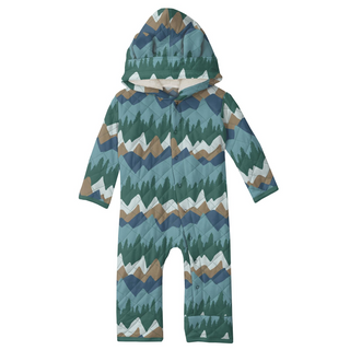 KicKee Pants Glacier Mountains / Fresh Air Camping Quilted Hoodie Coverall w/Sherpa-Lined Hood, KicKee Pants, CM22, Glacier Mountains, KicKee Pants, KP Road Trip, Quilted Hoodie Coverall with