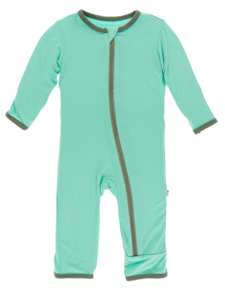 KicKee Pants Glass Hedgehog Applique Coverall with Zipper, KicKee Pants, Applique Coverall, CM22, Coverall, Coverall with Zipper, KicKee, KicKee Pants, KicKEe PAnts Applique Coverall, KicKee 