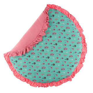 KicKee Pants Glass Rainbow Trout Ruffle Fluffle Padded Playmat, KicKee Pants, KicKee, KicKee Pants, KicKee Pants Fish and Wildlife, KicKee Pants Fluffle Padded Playmat, KicKee Pants Glass Rai