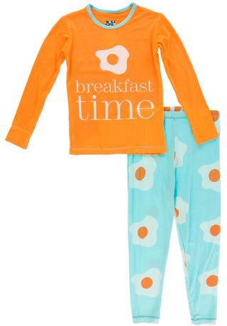 KicKee Pants Iceberg Eggs L/S Pajama Set, KicKee Pants, Breakfast Time, CM22, KicKee, KicKee Pants, KicKee Pants Agriculture, KicKee Pants Iceberg Eggs L/S Pajama Set, KicKee Pants Iceberg Eg