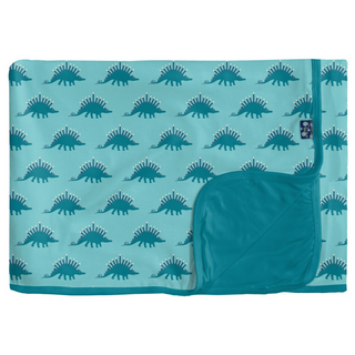 KicKee Pants Iceberg Menorahsaurus Toddler Blanket, KicKee Pants, All Things Holiday, CM22, Iceberg Menorahsaurus, Jolly Holiday Sale, KicKee, KicKee Pants, KicKee Pants Toddler Blanket, KicK