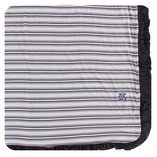 KicKee Pants India Pure Stripe Ruffle Toddler Blanket, Kickee Pants, Black Friday, CM22, Cyber Monday, Els PW 5060, Els PW 8258, End of Year, End of Year Sale, India Pure Stripe, KicKee, KicK