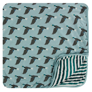 KicKee Pants Jade Mallard Duck Toddler Blanket, KicKee Pants, KicKee, KicKee Pants, KicKee Pants Fish and Wildlife, KicKee Pants Jade Mallard Duck, KicKee Pants Jade Mallard Duck Toddler Blan
