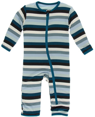 KicKee Pants Meteorology Stripe Coverall with Zipper, KicKee Pants, Black Friday, CM22, Coverall, Coverall with Zipper, Cyber Monday, Els PW 8258, End of Year, End of Year Sale, KicKee, KicKe