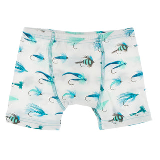 KicKee Pants Natural Fishing Flies & Stone Rainbow Trout Boys Boxer Briefs Set, KicKee Pants, Boxer Brief, Boxer Briefs, Boys Boxer Brief Set, Boys Boxer Briefs Set, Els PW 8598, KicKee, KicK