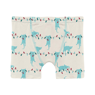 KicKee Pants Natural Tangled Kittens Boy's Boxer Brief, KicKee Pants, All Things Holiday, Boxer Brief, Boy's Boxer Brief, Els PW 8598, KicKee, KicKee Boxer Brief, KicKee Pants, KicKee Pants B