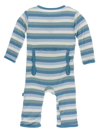 KicKee Pants Oceanography Stripe Coverall with Snaps, KicKee Pants, CM22, Coverall, Els PW 5060, KicKee, KicKee Oceanography, KicKee Pants Coverall, KicKee Pants Coverall with Snaps, KicKee P