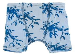 KicKee Pants Oceanography Stripe & Pond Leafy Sea Dragon Boxer Briefs Set, KicKee Pants, Boys Boxer Brief Set, Boys Boxer Briefs Set, Boys Boxers, CM22, Els PW 8598, KicKee, KicKee Boys Boxer