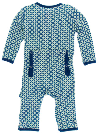 KicKee Pants Pistachio Taj Mahal Coverall with Zipper, Kickee Pants, Black Friday, cf-size-18-24-months, cf-size-2t, cf-type-coverall, cf-vendor-kickee-pants, CM22, Coverall, Coverall with Zi