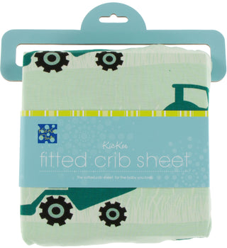 KicKee Pants Pistachio Tractors and Wheat Fitted Crib Sheet, KicKee Pants, CM22, KicKee, KicKee Pants, KicKee Pants Agriculture, KicKee Pants Crib Sheet, KicKee Pants Fitted crib Sheet, KicKe
