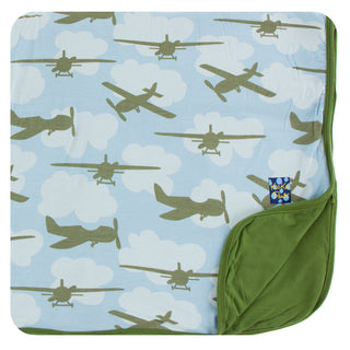 KicKee Pants Pond Airplanes Toddler Blanket, KicKee Pants, Black Friday, CM22, Cyber Monday, Els PW 8258, End of Year, End of Year Sale, KicKee, KicKee Pants, KicKee Pants Anniversary Spring,