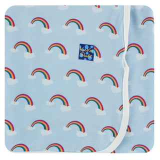 KicKee Pants Pond Rainbow Swaddling Blanket, KicKee Pants, Black Friday, cf-type-swaddling-blanket, cf-vendor-kickee-pants, CM22, Cyber Monday, Els PW 8258, End of Year, End of Year Sale, Kic
