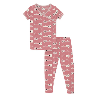 KicKee Pants S/S Kimono Pajama Set, KicKee Pants, KicKee, kickee Pajama Set, KicKee Pajama Set with Shorts, KicKee Pajamas, KicKee Pants, KicKEe Pants Pajama Set, KP Decades 60-70, Pajama Sho