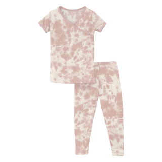 KicKee Pants S/S Kimono Pajama Set, KicKee Pants, KicKee, kickee Pajama Set, KicKee Pajama Set with Shorts, KicKee Pajamas, KicKee Pants, KicKEe Pants Pajama Set, KP Decades 60-70, Pajama Sho
