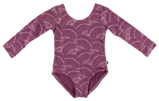 KicKee Pants Shell Fossils L/S Performance Jersey Leotard, KicKee Pants, Black Friday, cf-size-small-6-8, cf-type-leotard, cf-vendor-kickee-pants, CM22, Cyber Monday, Els PW 5060, Els PW 8258