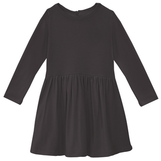 KicKee Pants Solid Twirl Dress, KicKee Pants, KicKee, KicKee Pants, KicKee Pants Twirl Dress, KP Anniversary F22, Dresses - Basically Bows & Bowties